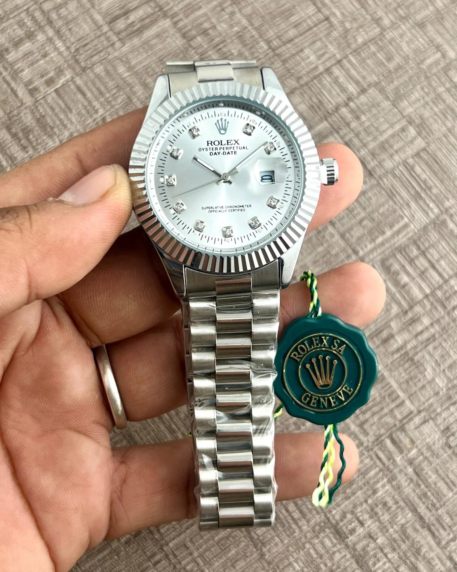 Rolex DateJust Oyster Perpetual First Copy Watch | Premium Replica